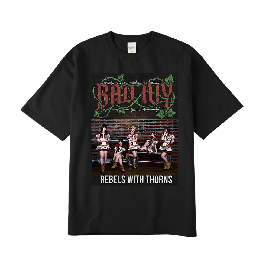 BAD IVY アー写入りロゴTシャツ